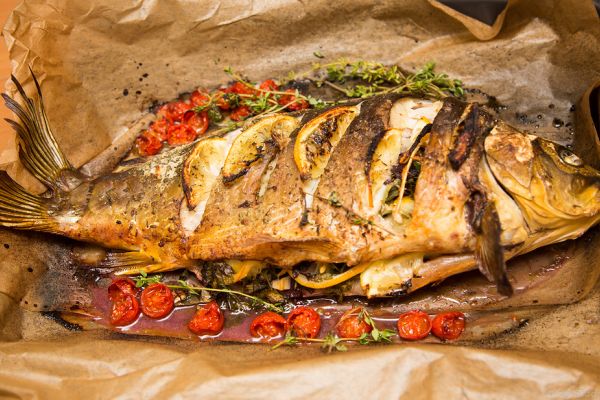 Карп запеченный